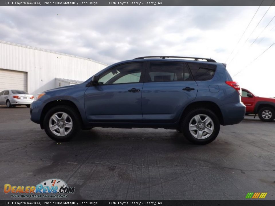 2011 Toyota RAV4 I4 Pacific Blue Metallic / Sand Beige Photo #4