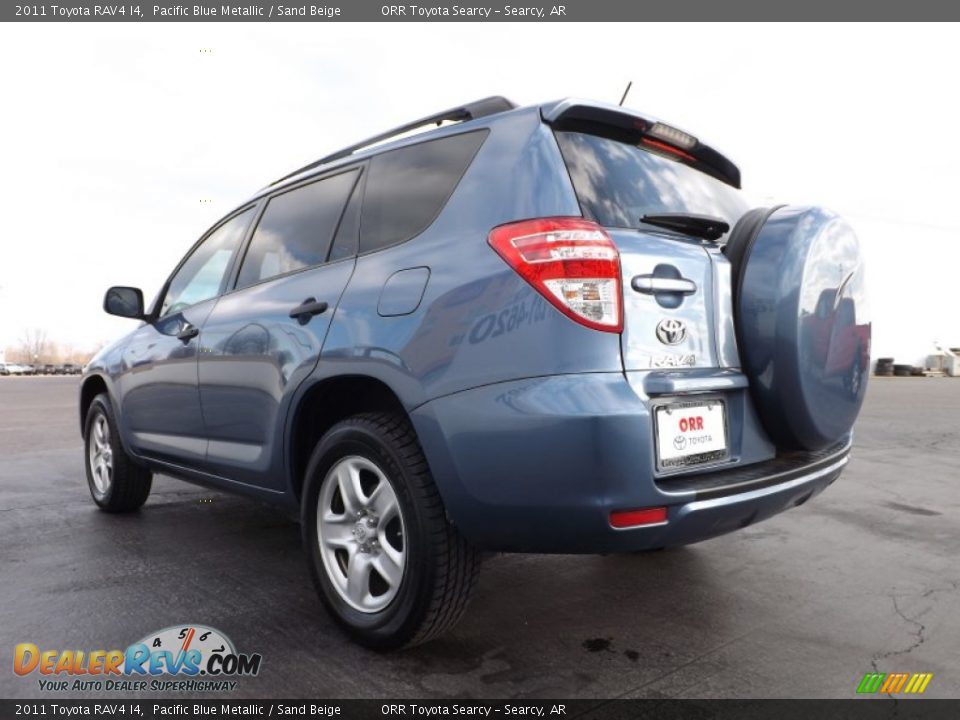 2011 Toyota RAV4 I4 Pacific Blue Metallic / Sand Beige Photo #6