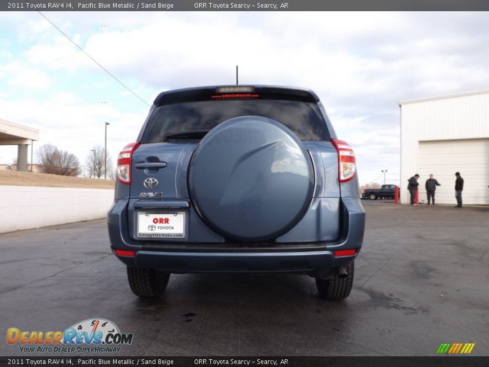 2011 Toyota RAV4 I4 Pacific Blue Metallic / Sand Beige Photo #7