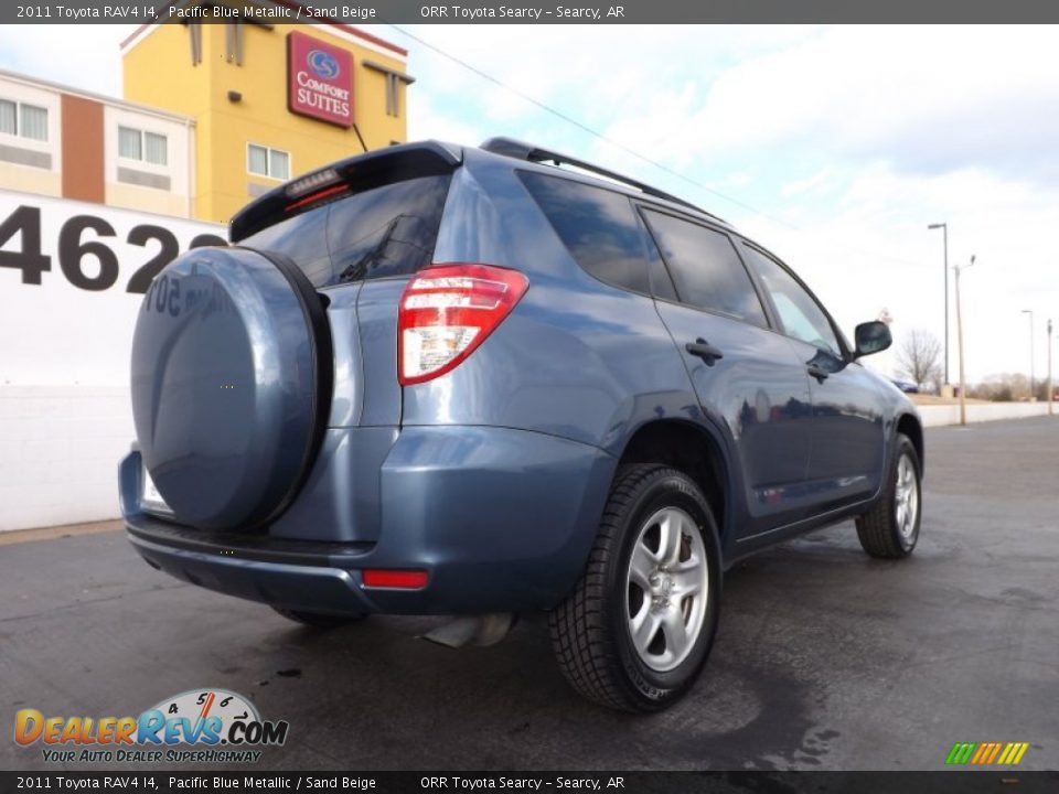 2011 Toyota RAV4 I4 Pacific Blue Metallic / Sand Beige Photo #8