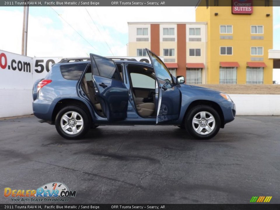 2011 Toyota RAV4 I4 Pacific Blue Metallic / Sand Beige Photo #10