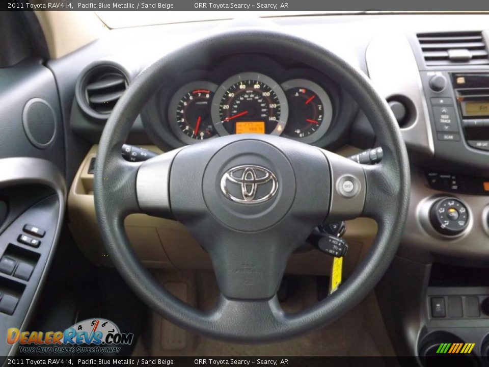 2011 Toyota RAV4 I4 Pacific Blue Metallic / Sand Beige Photo #11