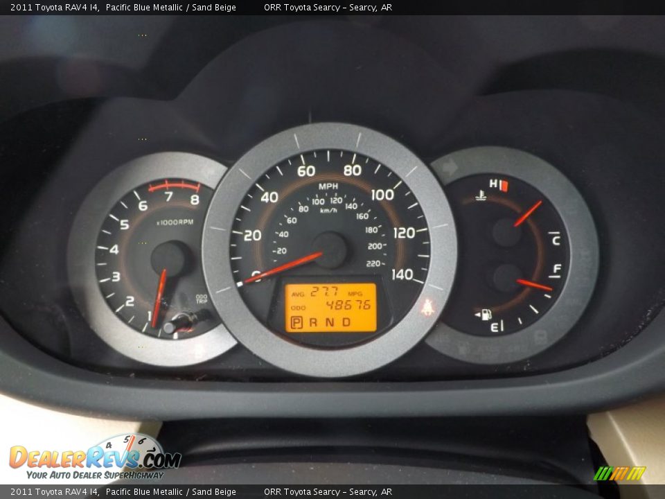 2011 Toyota RAV4 I4 Pacific Blue Metallic / Sand Beige Photo #13