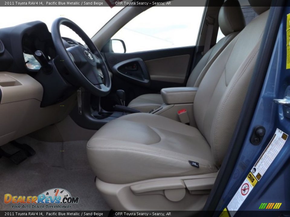 2011 Toyota RAV4 I4 Pacific Blue Metallic / Sand Beige Photo #14