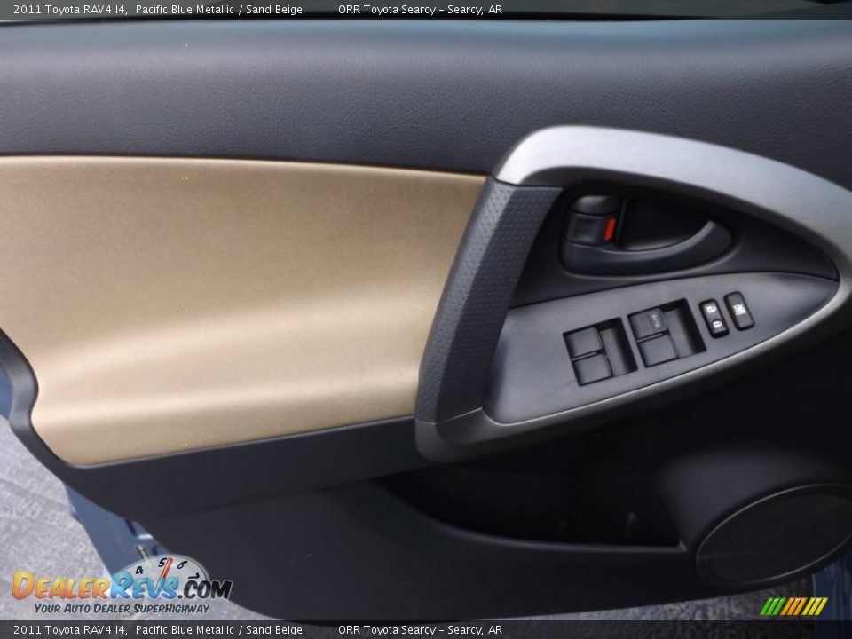 2011 Toyota RAV4 I4 Pacific Blue Metallic / Sand Beige Photo #15