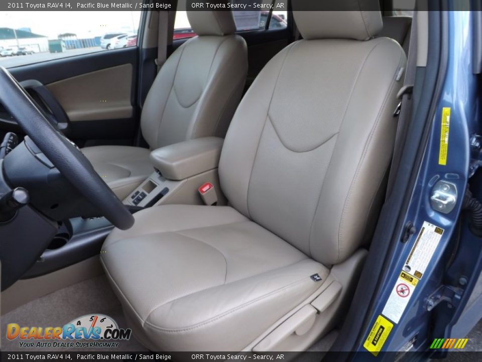 2011 Toyota RAV4 I4 Pacific Blue Metallic / Sand Beige Photo #16