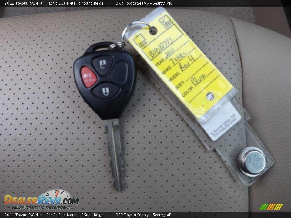 2011 Toyota RAV4 I4 Pacific Blue Metallic / Sand Beige Photo #22