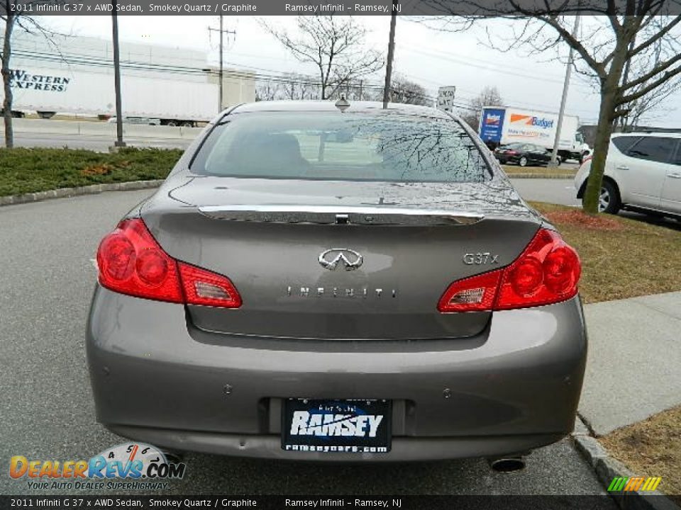 2011 Infiniti G 37 x AWD Sedan Smokey Quartz / Graphite Photo #6