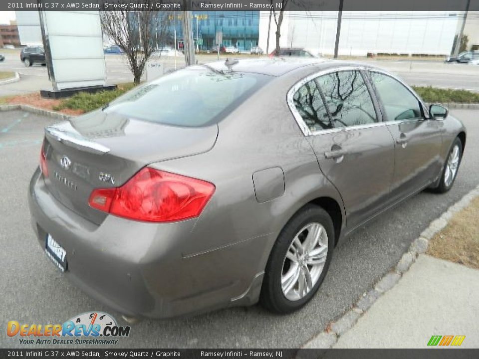 2011 Infiniti G 37 x AWD Sedan Smokey Quartz / Graphite Photo #7