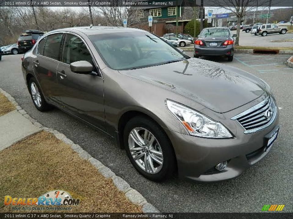 2011 Infiniti G 37 x AWD Sedan Smokey Quartz / Graphite Photo #8