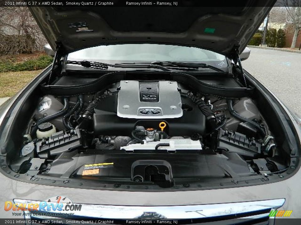 2011 Infiniti G 37 x AWD Sedan Smokey Quartz / Graphite Photo #9