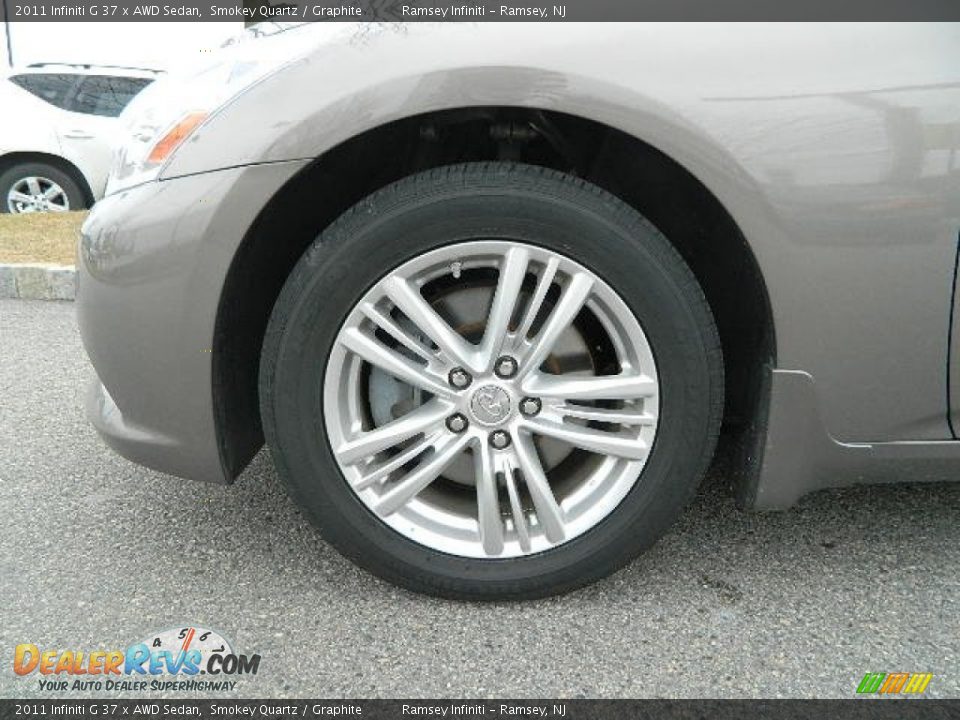 2011 Infiniti G 37 x AWD Sedan Smokey Quartz / Graphite Photo #10