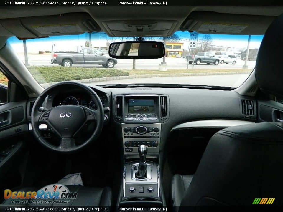 2011 Infiniti G 37 x AWD Sedan Smokey Quartz / Graphite Photo #15