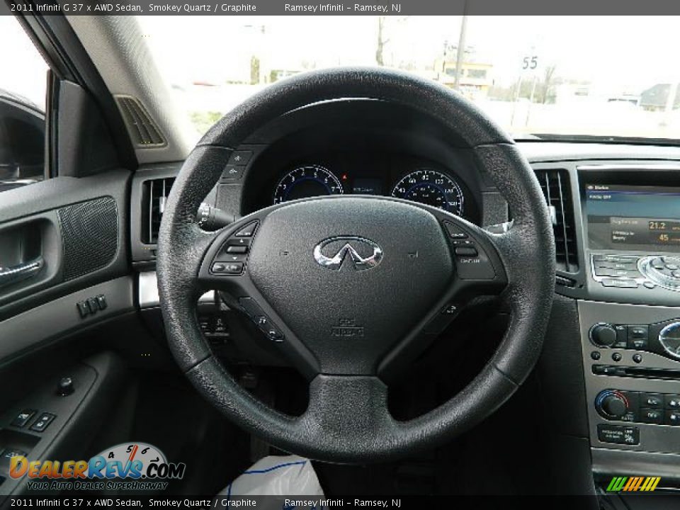 2011 Infiniti G 37 x AWD Sedan Smokey Quartz / Graphite Photo #16