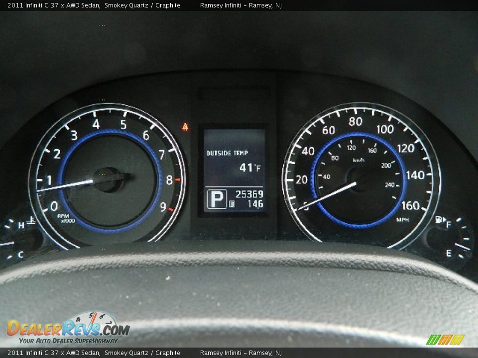 2011 Infiniti G 37 x AWD Sedan Smokey Quartz / Graphite Photo #19