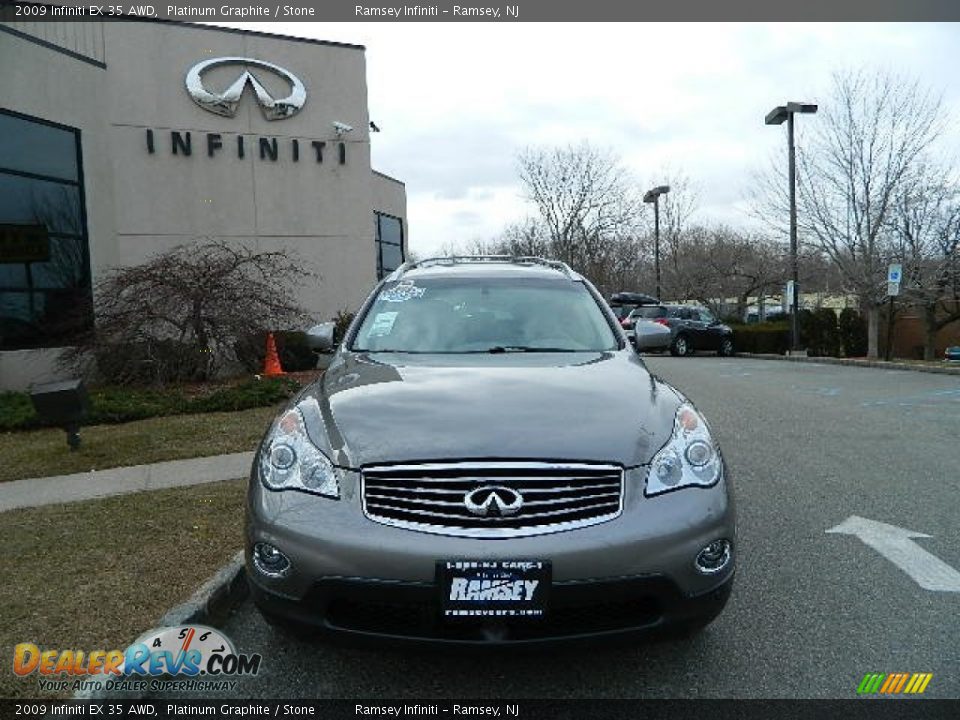 2009 Infiniti EX 35 AWD Platinum Graphite / Stone Photo #1