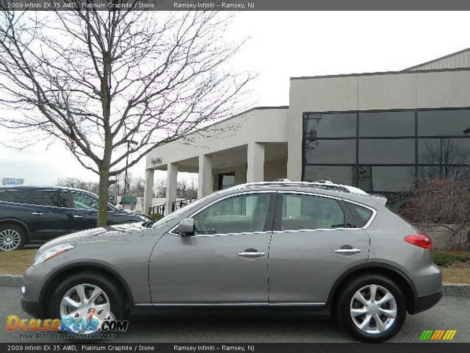 Platinum Graphite 2009 Infiniti EX 35 AWD Photo #3