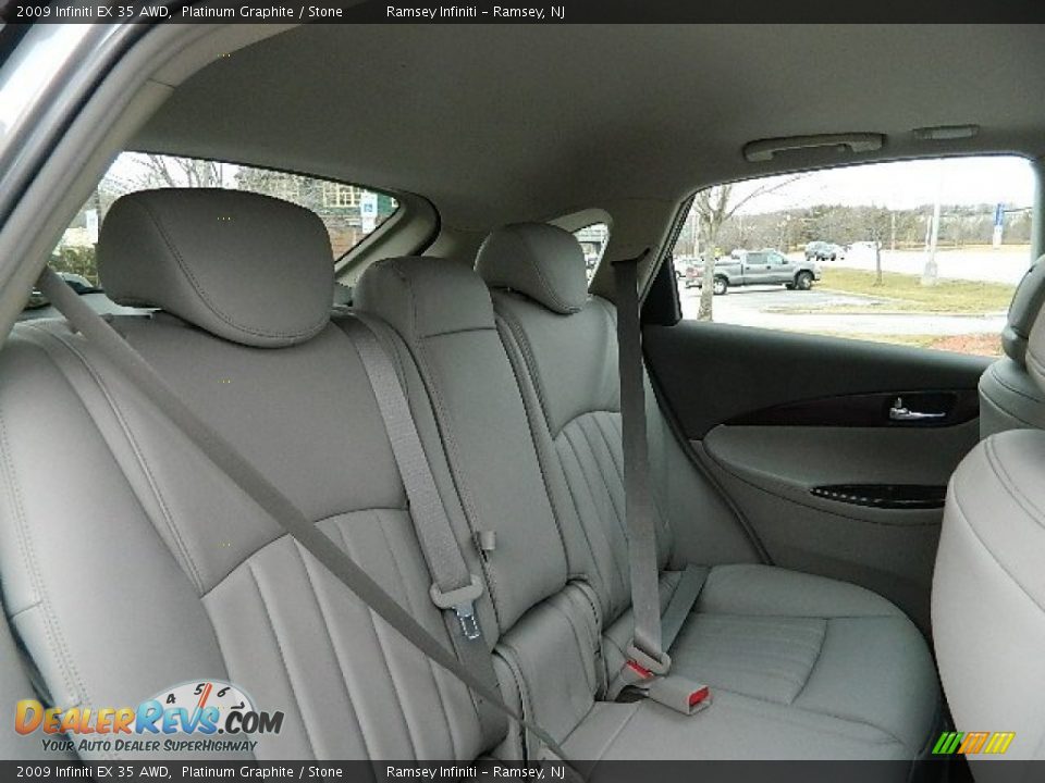 Rear Seat of 2009 Infiniti EX 35 AWD Photo #13
