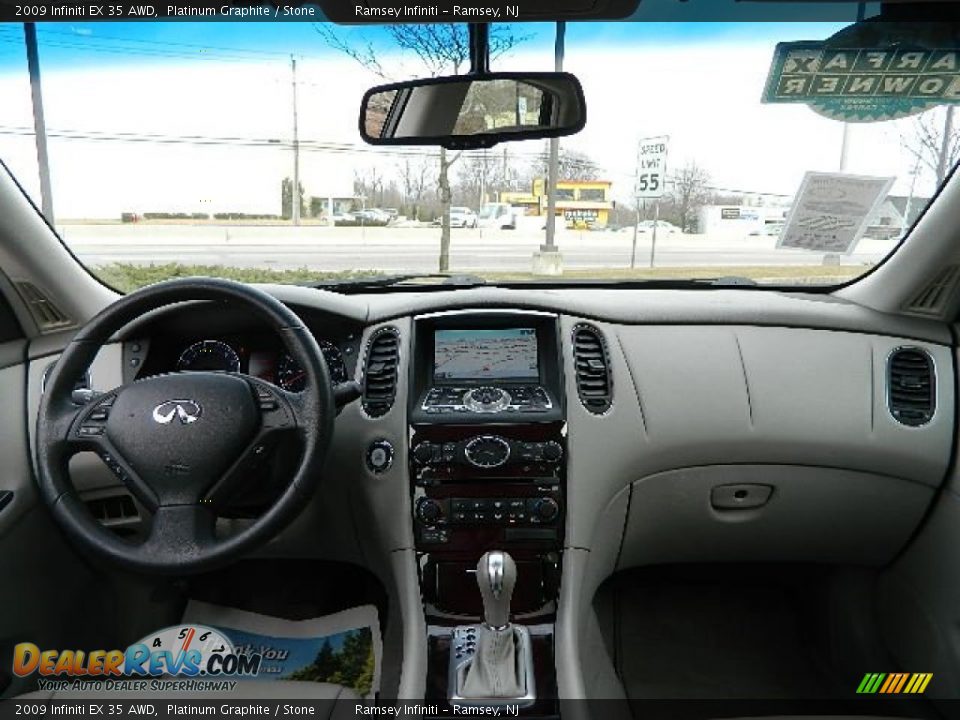 Dashboard of 2009 Infiniti EX 35 AWD Photo #15