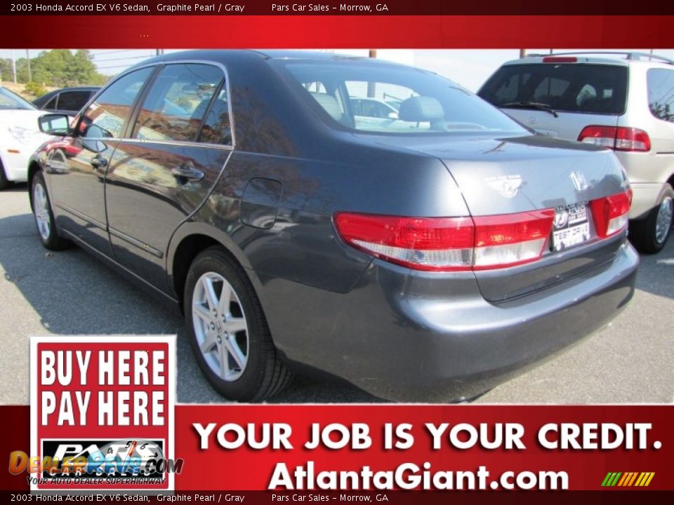 2003 Honda Accord EX V6 Sedan Graphite Pearl / Gray Photo #2
