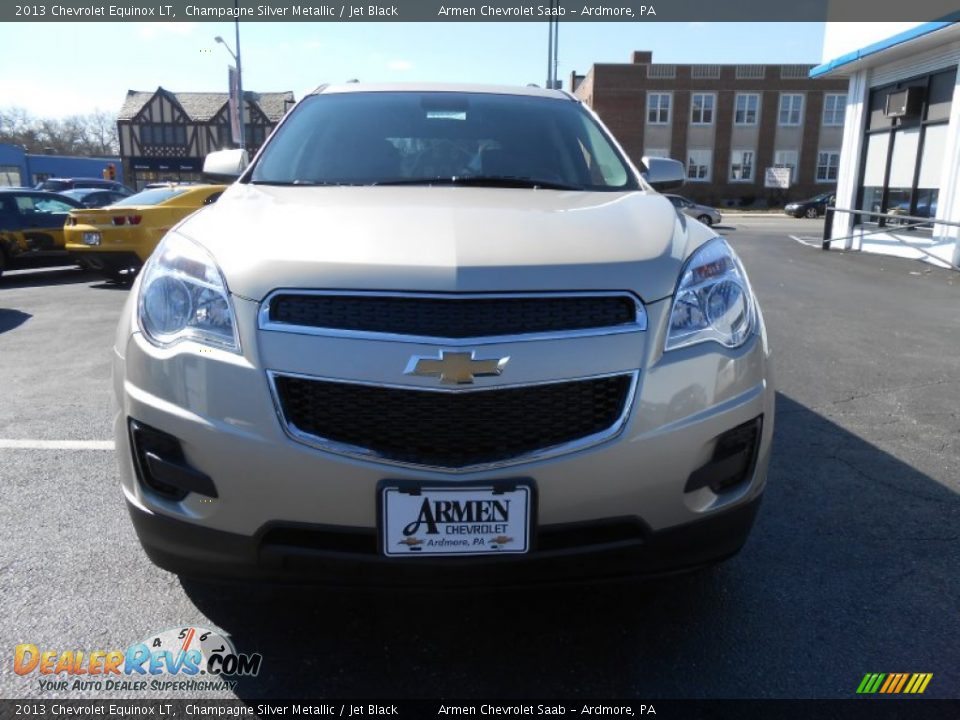 2013 Chevrolet Equinox LT Champagne Silver Metallic / Jet Black Photo #2