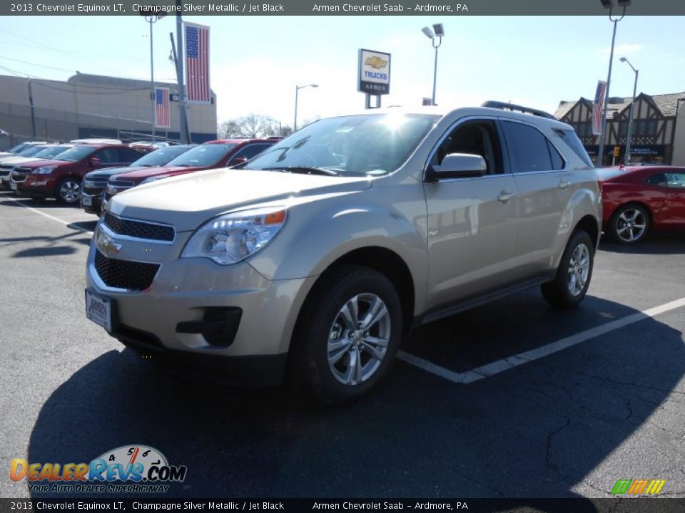 2013 Chevrolet Equinox LT Champagne Silver Metallic / Jet Black Photo #3
