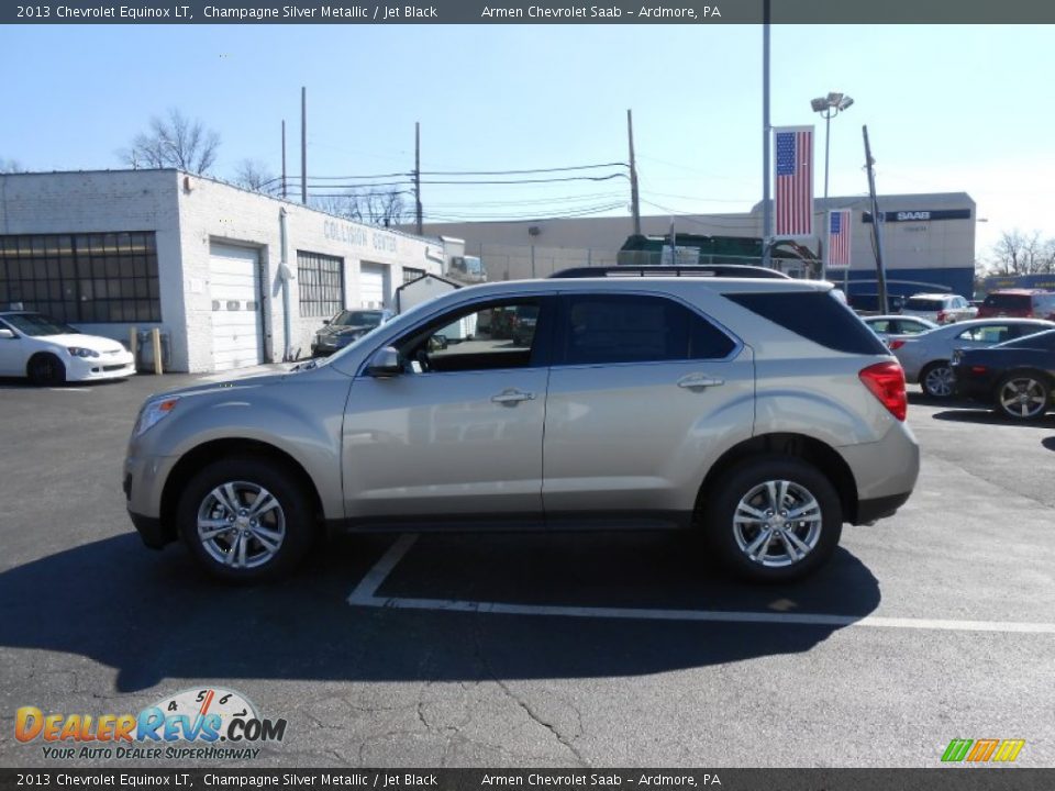 2013 Chevrolet Equinox LT Champagne Silver Metallic / Jet Black Photo #4