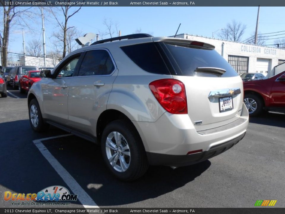 2013 Chevrolet Equinox LT Champagne Silver Metallic / Jet Black Photo #5