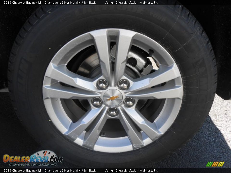 2013 Chevrolet Equinox LT Champagne Silver Metallic / Jet Black Photo #11