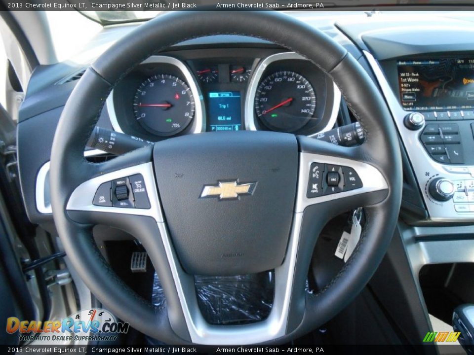 2013 Chevrolet Equinox LT Champagne Silver Metallic / Jet Black Photo #13