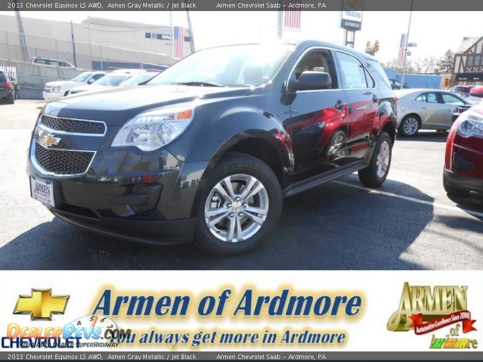2013 Chevrolet Equinox LS AWD Ashen Gray Metallic / Jet Black Photo #1