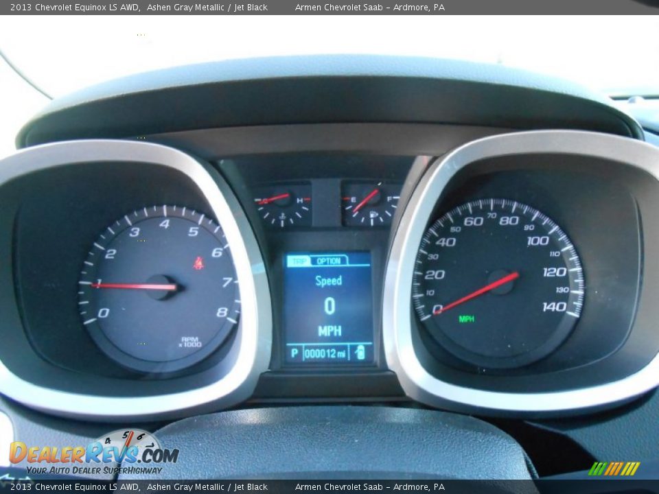 2013 Chevrolet Equinox LS AWD Ashen Gray Metallic / Jet Black Photo #14