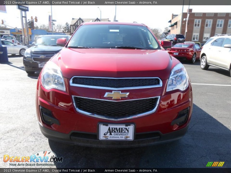 2013 Chevrolet Equinox LT AWD Crystal Red Tintcoat / Jet Black Photo #2