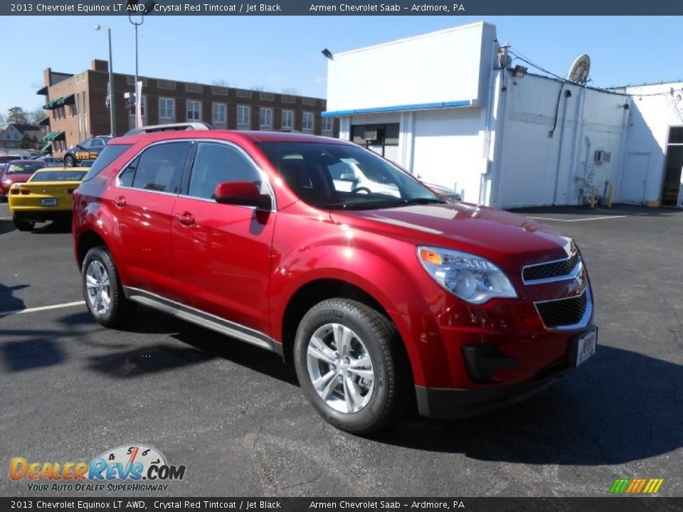 2013 Chevrolet Equinox LT AWD Crystal Red Tintcoat / Jet Black Photo #3