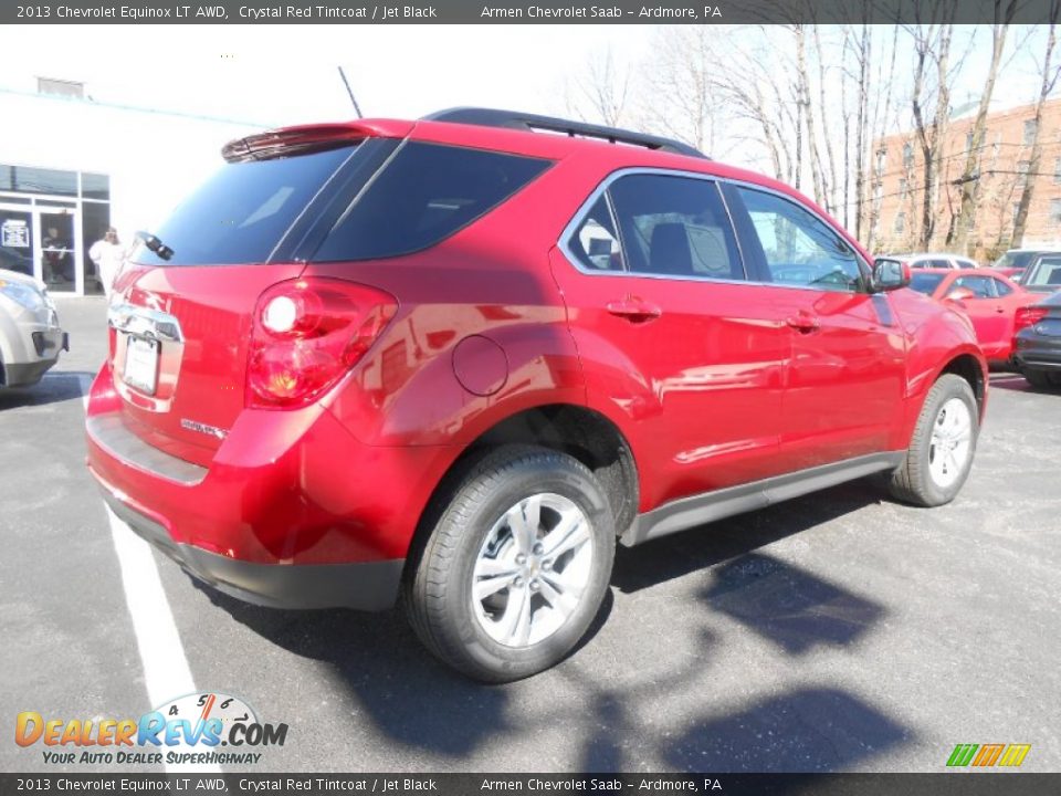 2013 Chevrolet Equinox LT AWD Crystal Red Tintcoat / Jet Black Photo #5