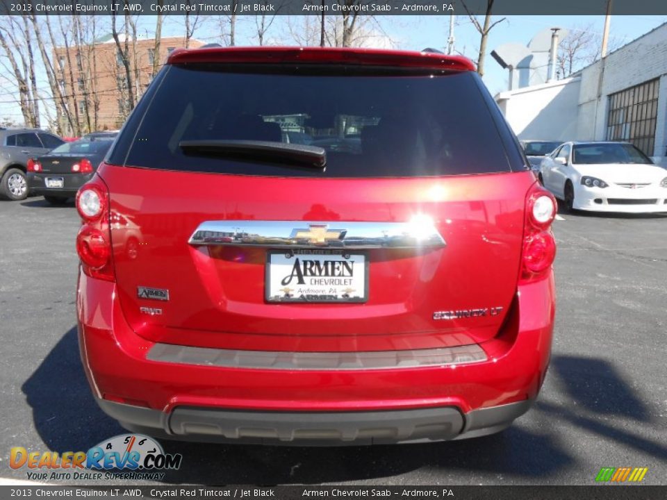 2013 Chevrolet Equinox LT AWD Crystal Red Tintcoat / Jet Black Photo #6