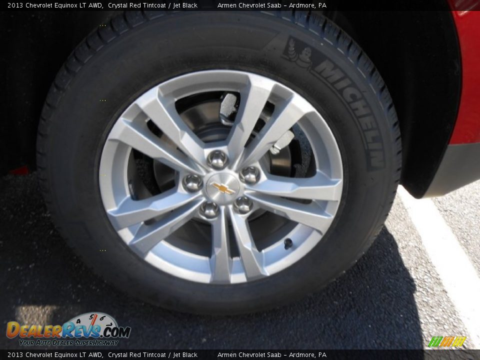 2013 Chevrolet Equinox LT AWD Crystal Red Tintcoat / Jet Black Photo #11