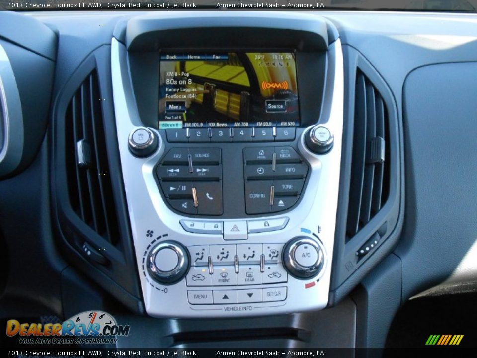 2013 Chevrolet Equinox LT AWD Crystal Red Tintcoat / Jet Black Photo #12