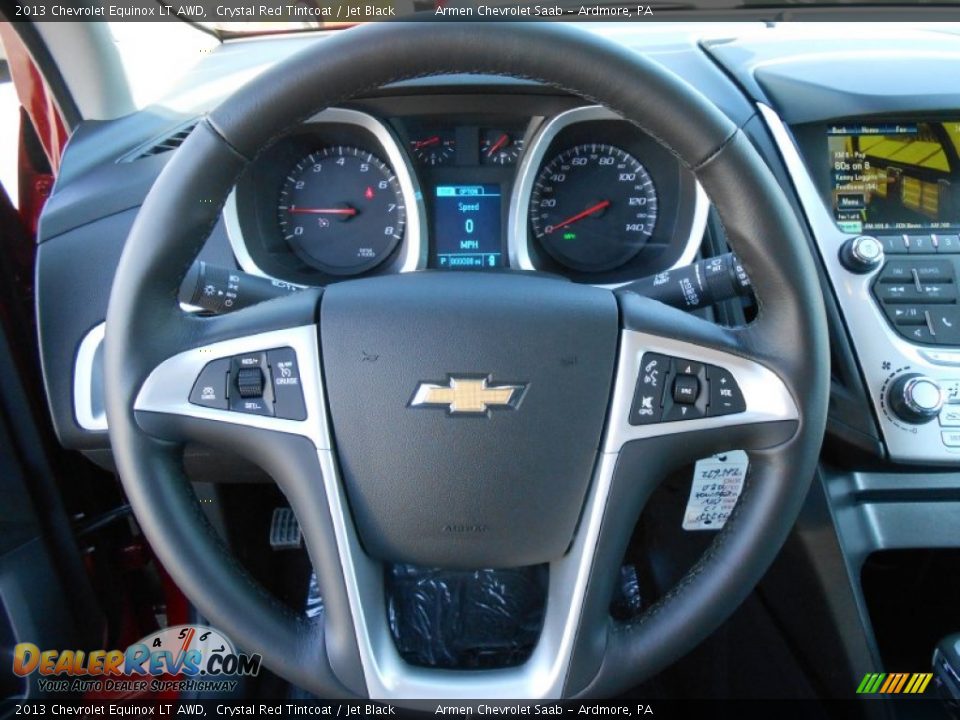2013 Chevrolet Equinox LT AWD Crystal Red Tintcoat / Jet Black Photo #13