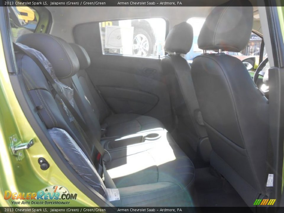 2013 Chevrolet Spark LS Jalapeno (Green) / Green/Green Photo #8