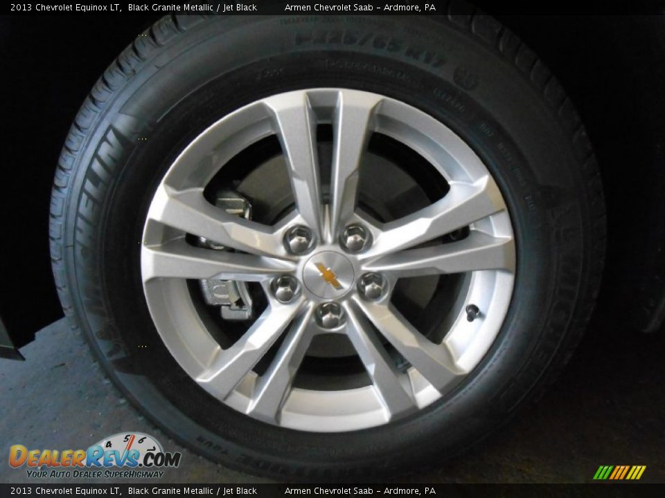 2013 Chevrolet Equinox LT Black Granite Metallic / Jet Black Photo #11