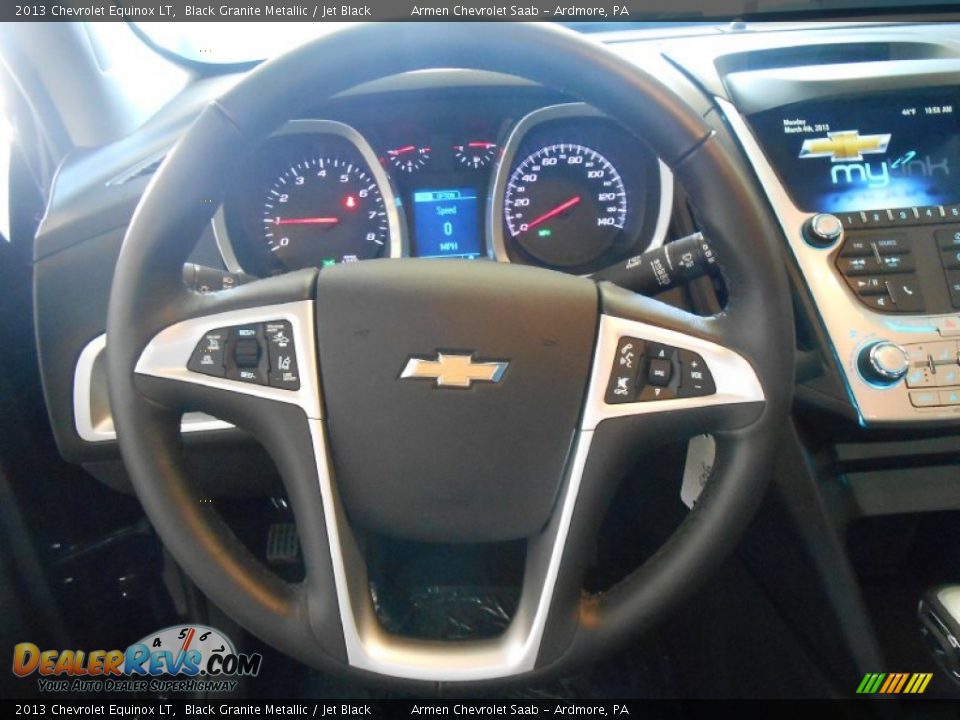 2013 Chevrolet Equinox LT Black Granite Metallic / Jet Black Photo #13