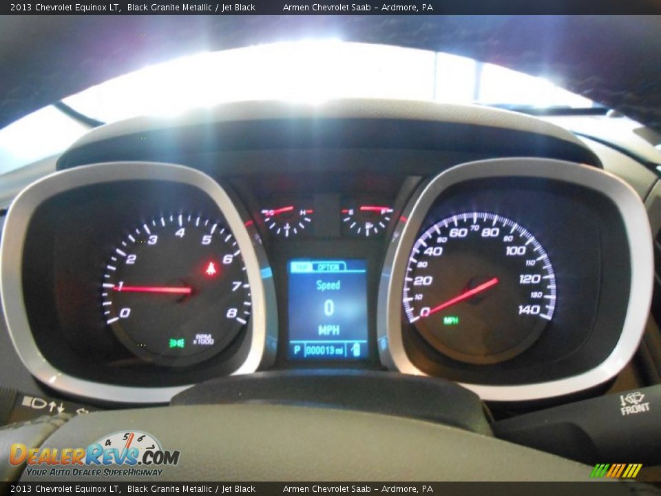 2013 Chevrolet Equinox LT Black Granite Metallic / Jet Black Photo #14