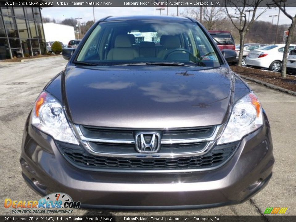 2011 Honda CR-V LX 4WD Urban Titanium Metallic / Ivory Photo #8