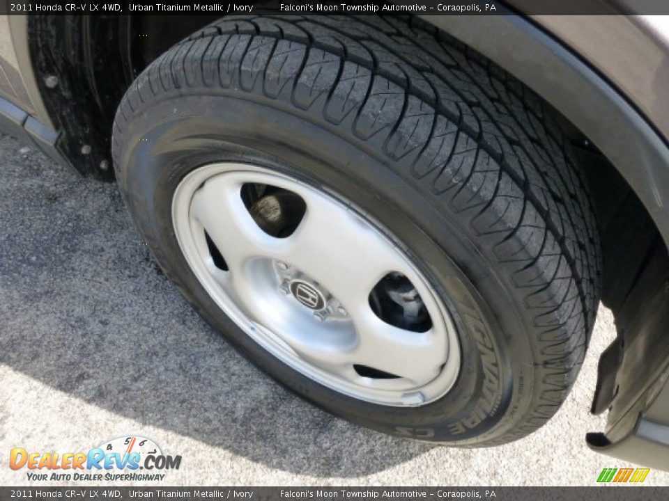 2011 Honda CR-V LX 4WD Urban Titanium Metallic / Ivory Photo #9
