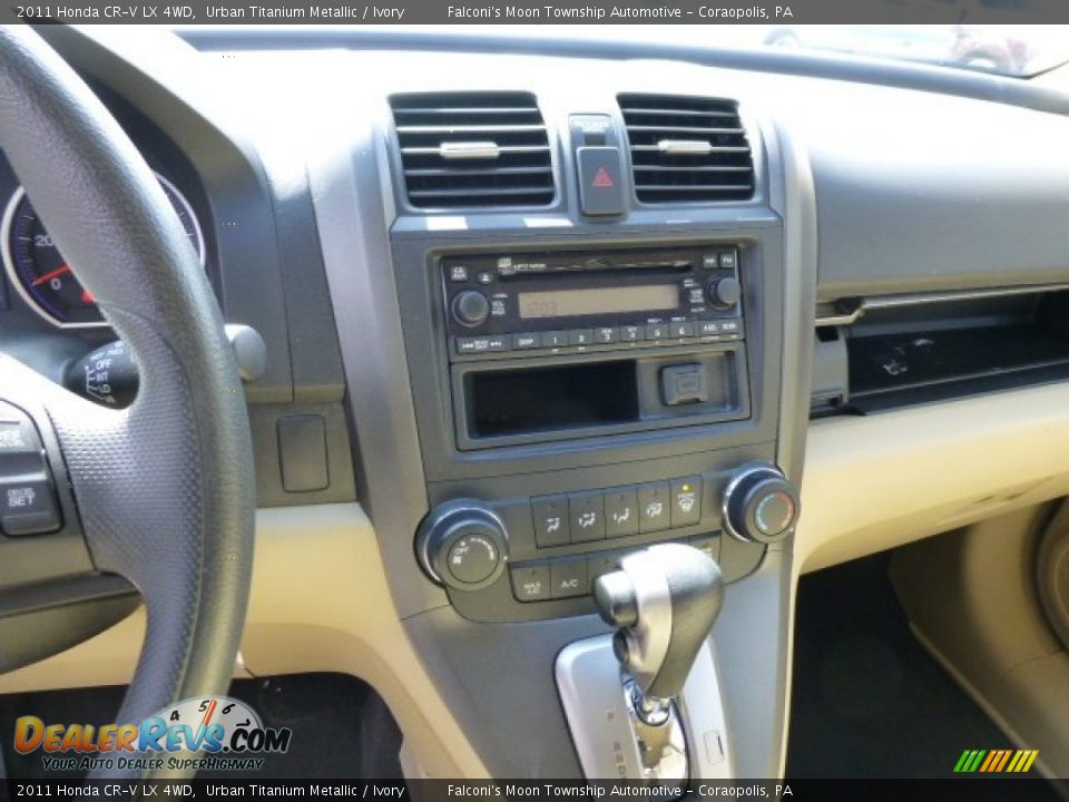 2011 Honda CR-V LX 4WD Urban Titanium Metallic / Ivory Photo #23