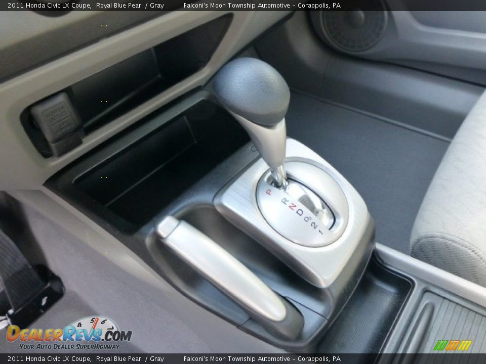 2011 Honda Civic LX Coupe Royal Blue Pearl / Gray Photo #20