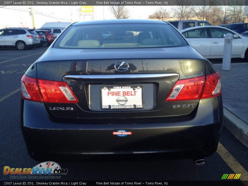 2007 Lexus ES 350 Smokey Granite Mica / Light Gray Photo #6