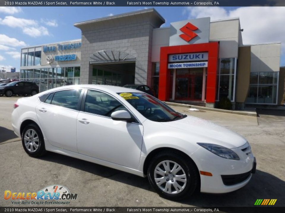 2010 Mazda MAZDA6 i Sport Sedan Performance White / Black Photo #1
