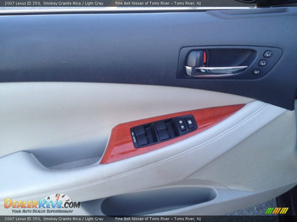 2007 Lexus ES 350 Smokey Granite Mica / Light Gray Photo #10